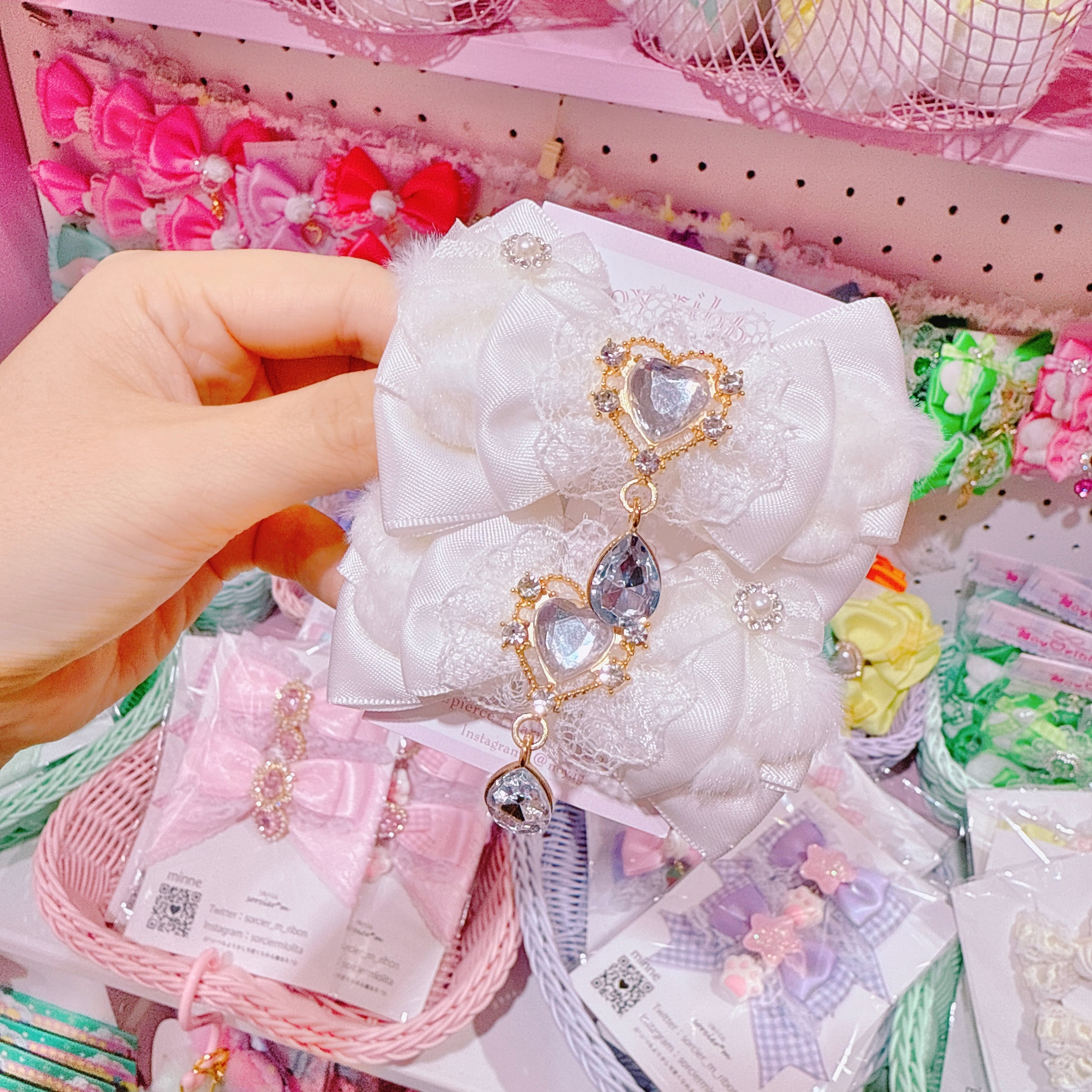 【F7】63-36推し活ツインヘアクリップ