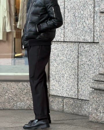 快適設計】ストレッチテーパードデニムスラックス | Pay ID