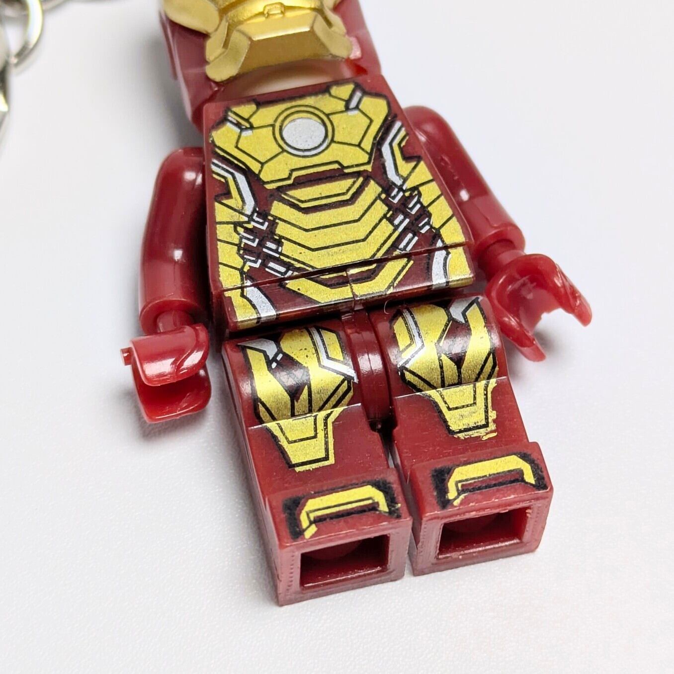 ♧☆ブロックフィギュアキーホルダー☆【 IRONMAN / アイアンマン