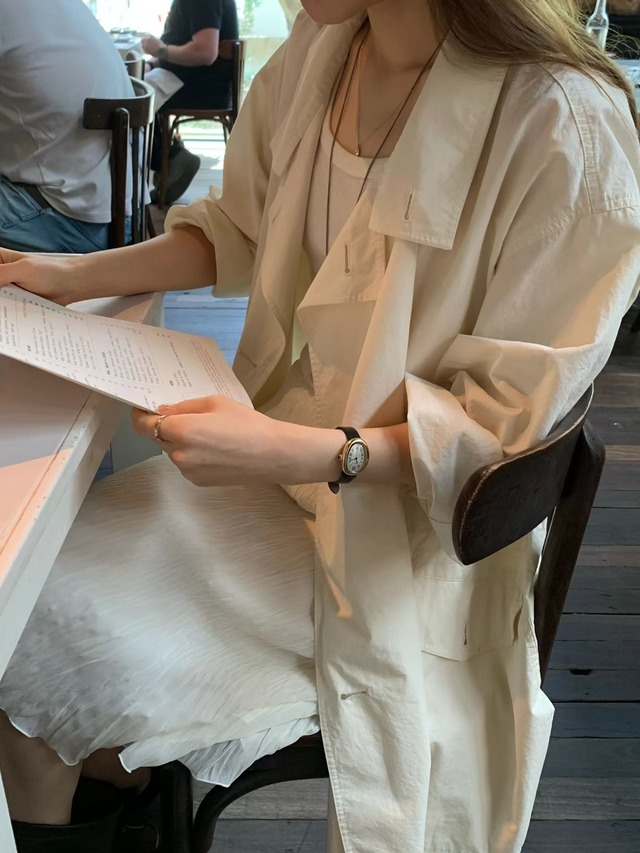 (OUNCE)  second pleats skirt
