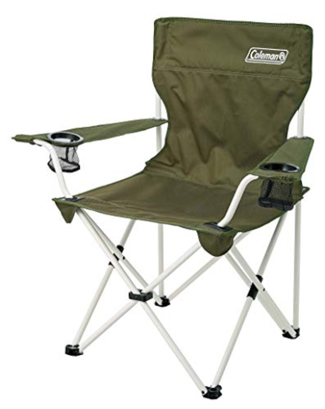Coleman(コールマン) チェア リゾートチェア 約3.2kg カップホルダー付き アウトドアチェアー キャンプ 釣り コンパクト カップホルダー付き 収納ケース付き 運動会 ガーデン