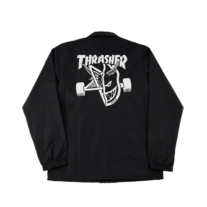 THRASHER 80s usa製 コーチジャケット ブラック オールドスケート THRASHER THxSP COACH JKT BLACK コーチジャケット スラッシャー
