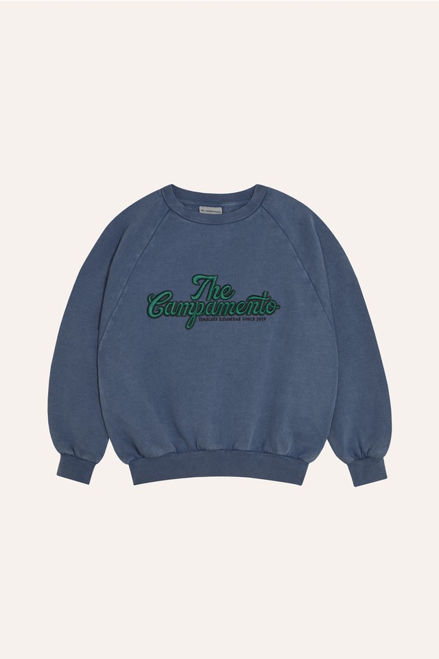 送料無料 the campamento/The Campamento Blue Sweatshirt