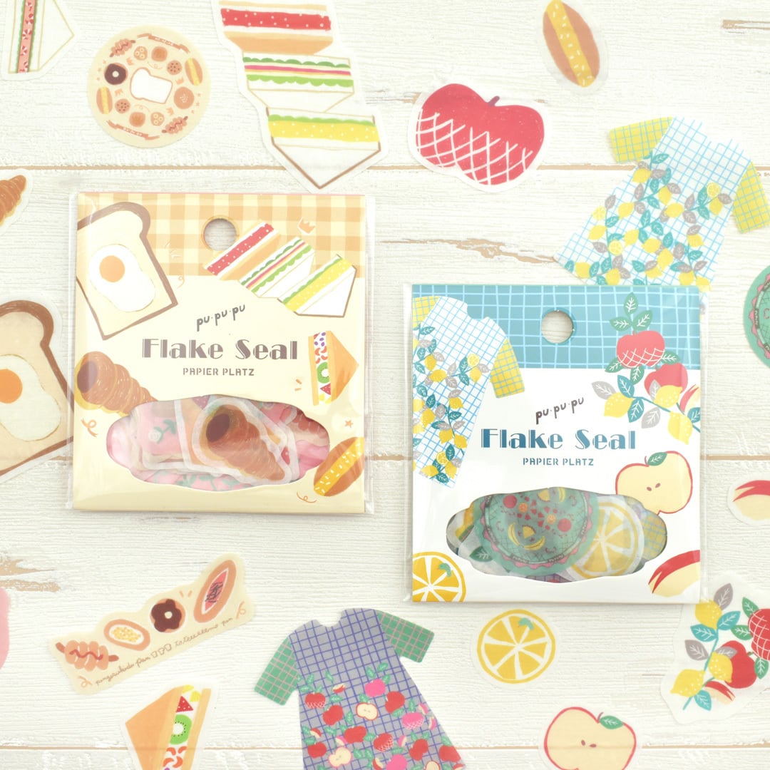 ア・ラ・カル堂 金箔入りフレークシール | パピアプラッツBASE店