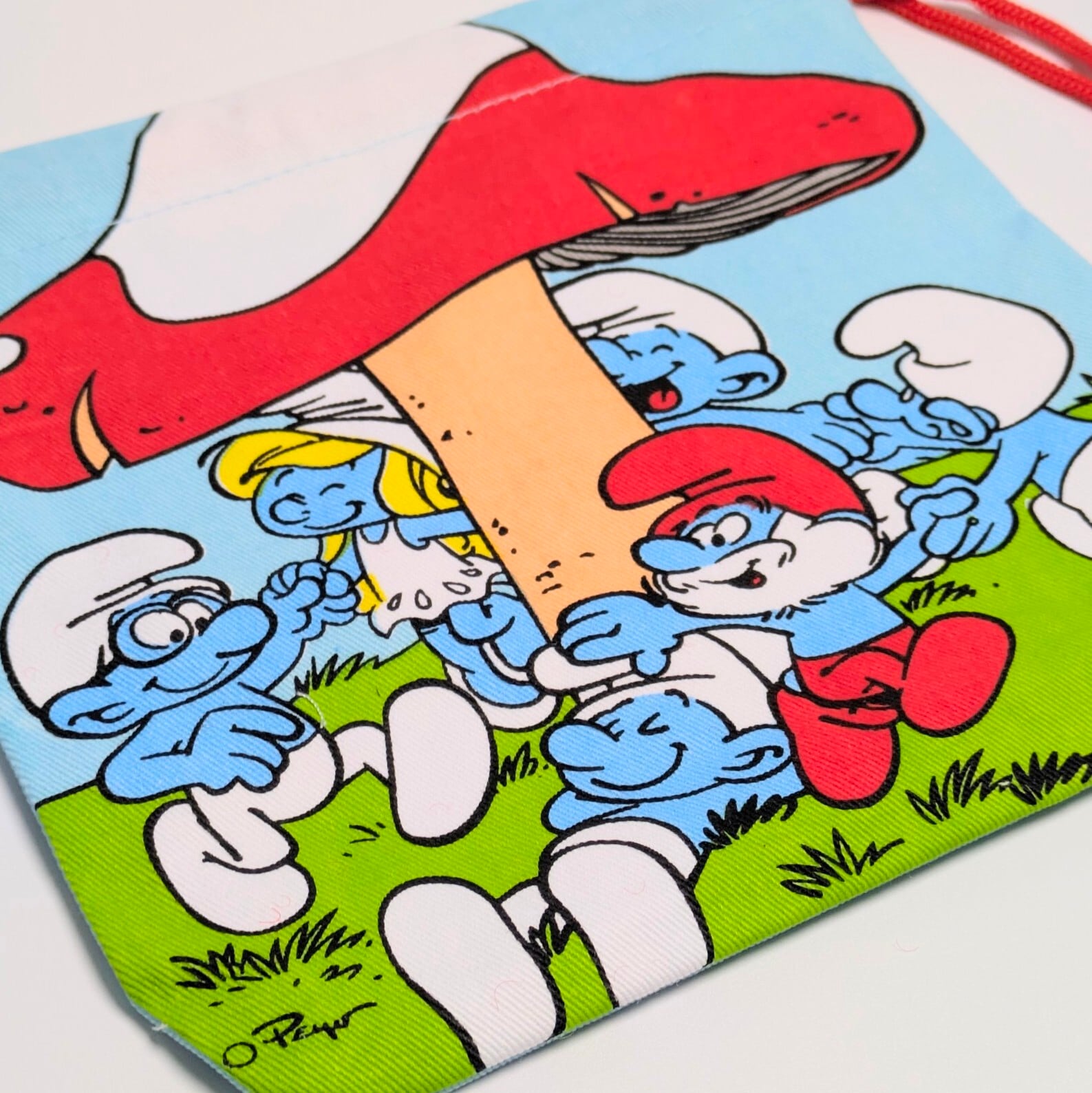 【 Smurf（ スマーフ ）】アメリカンキャラクター巾着袋 〚アメリカン雑貨 アメトイ〛