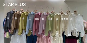 裾結びシアーブラウス　AJ22085-115