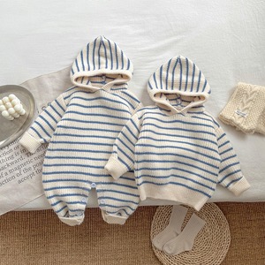 【秋作】フードボーダーオールインワンorセーター