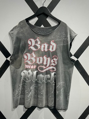 【X VINTAGE】Cut Off Custom Vintage No Sleeve T-Shirt