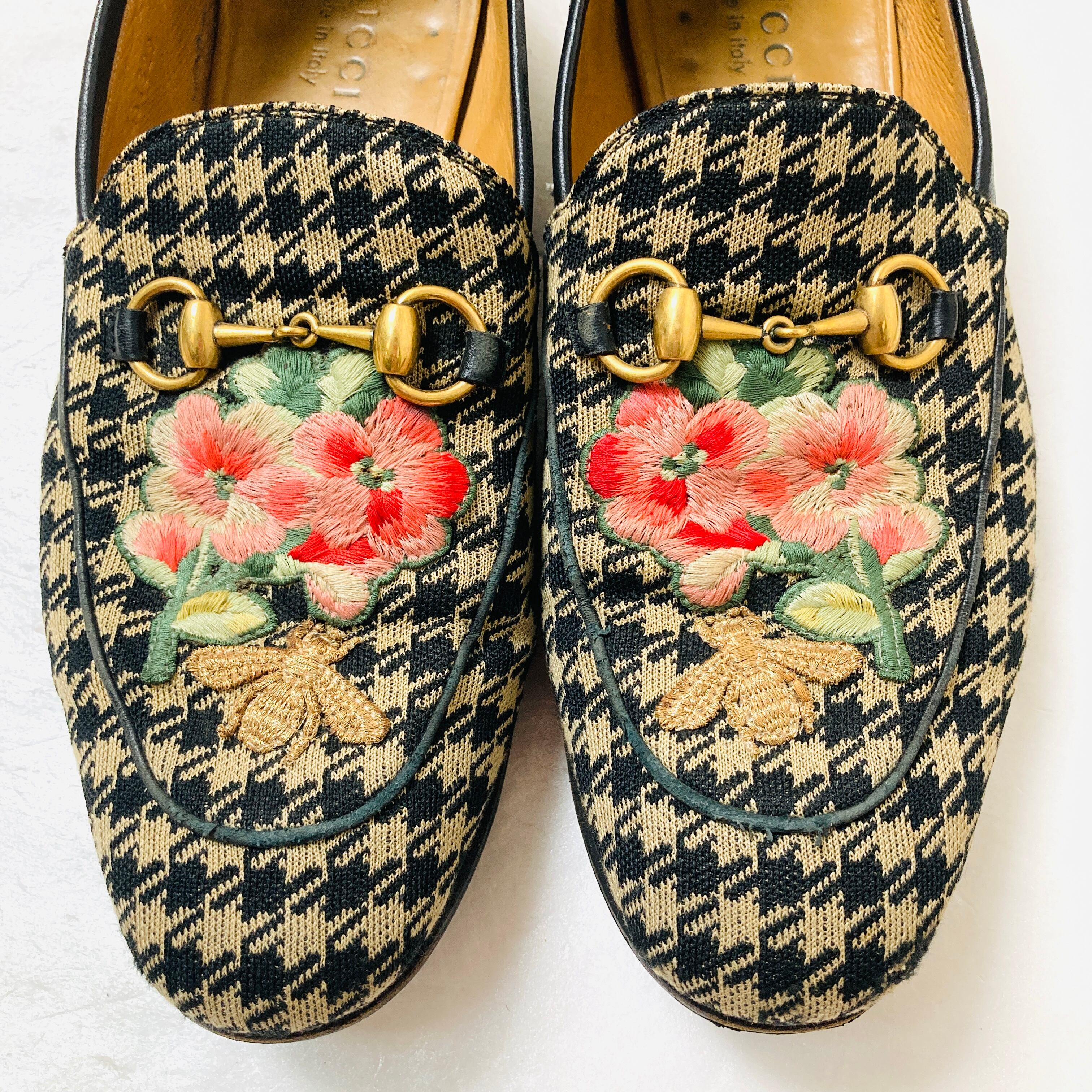 Used】GUCCI 千鳥 蜂 花 ホースビットローファー | LONELINESSEN'T Store