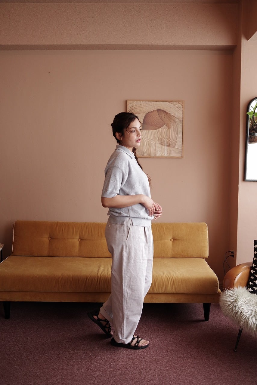 OG Slub Moss Stitch Polo S/S