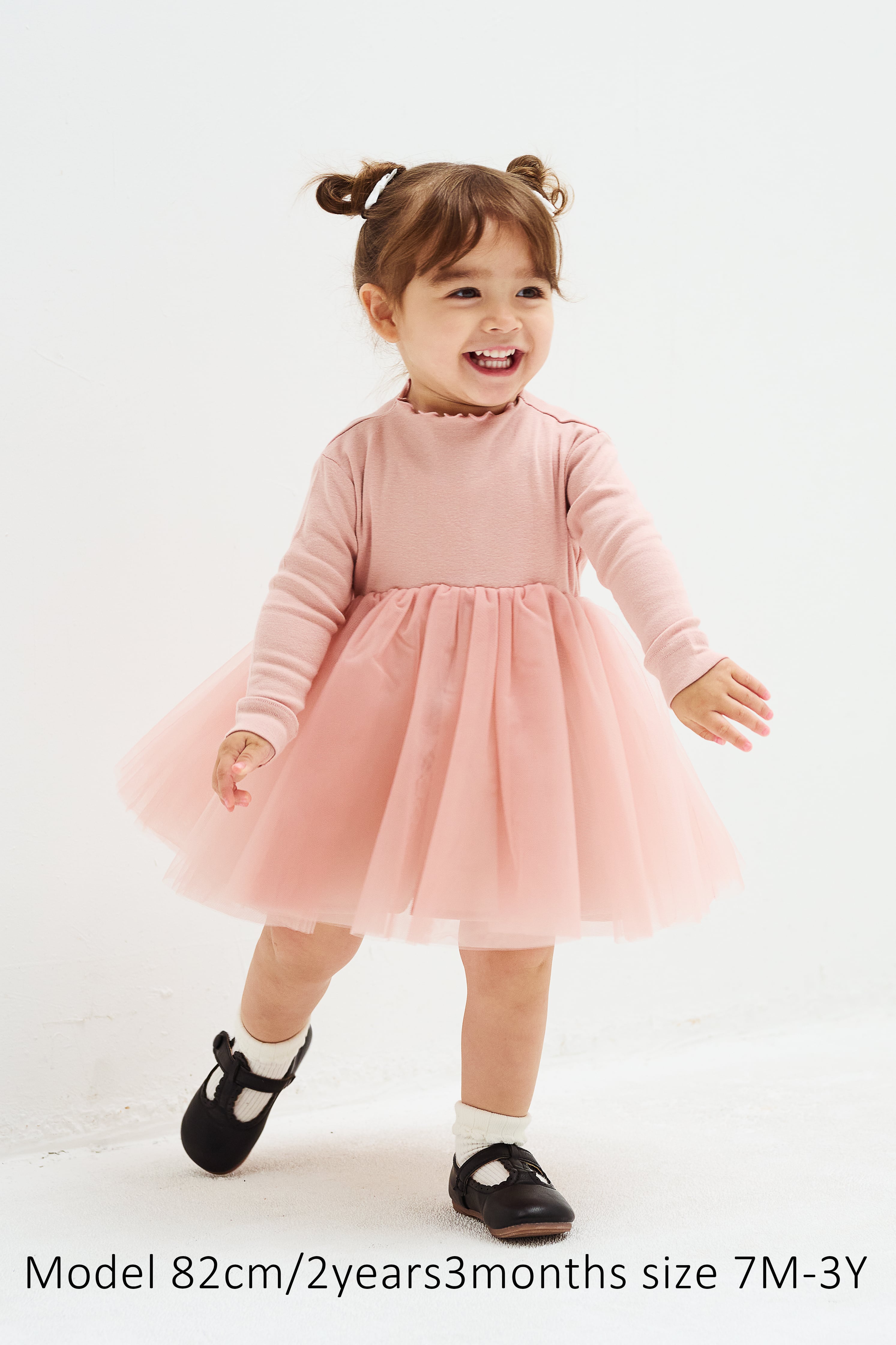 TUTU T-DRESS PINK 7M-6Y | AMICA・kids
