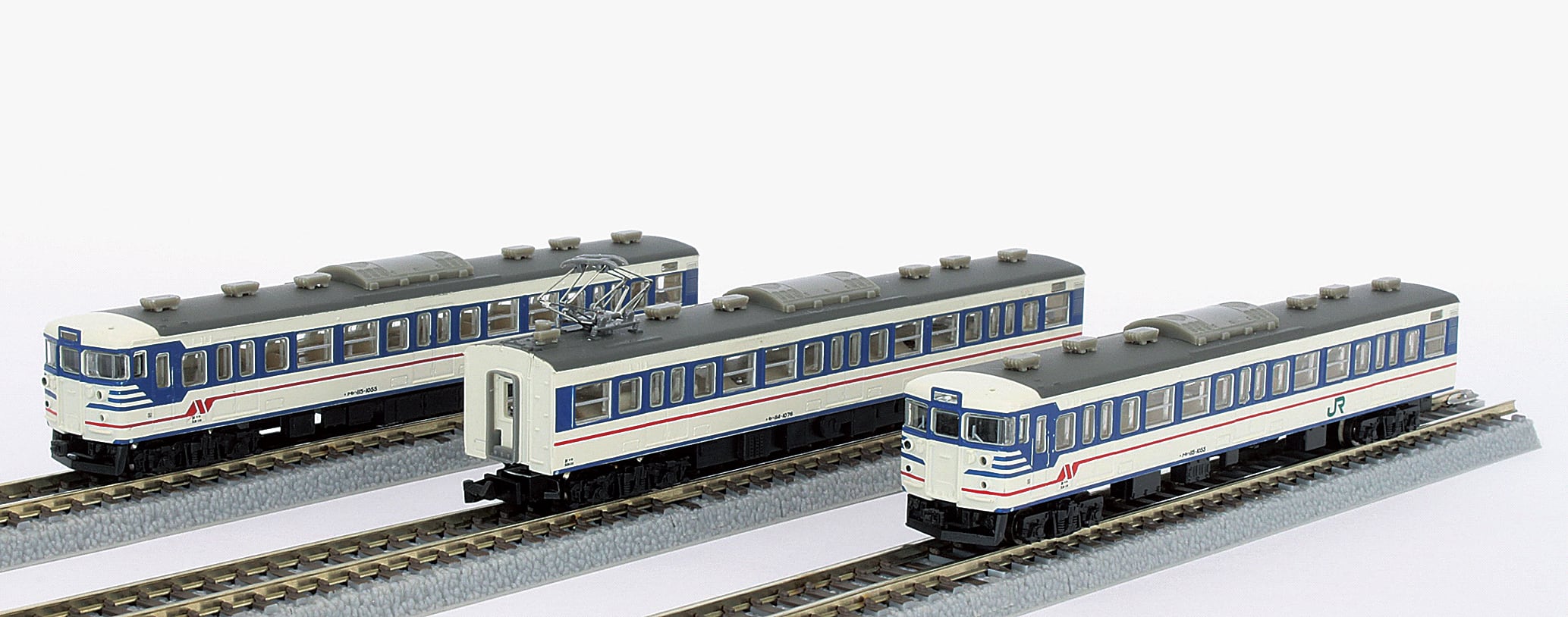 ロクハン Zゲージ 489系 特急形電車 初期型 「白山」 白山色 4両増結セット T031-2 鉄道模型 電車 - 1