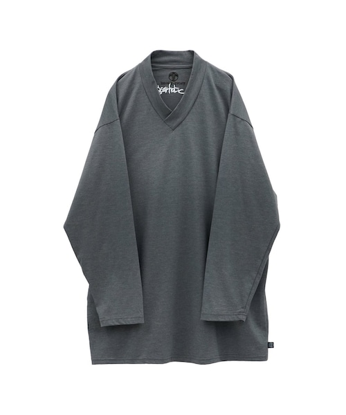 TROVE x 岡部文彦 x WAROBE   JUBAN 9SLEEVE TEE  MOKU GRAY