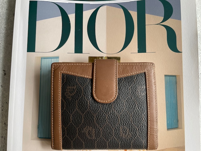 Christian Dior ハニカム柄 がま口財布 Dior dior ディオール クリスチャンディオール wallet