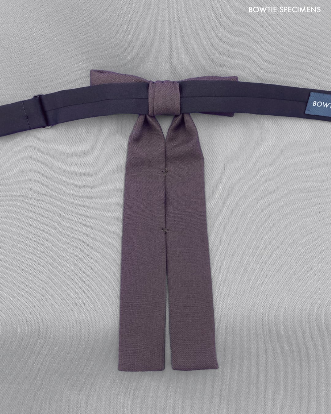 ボウタイ 蝶ネクタイ ウエスタン・スクエアエンド (あずき色) 作り結び