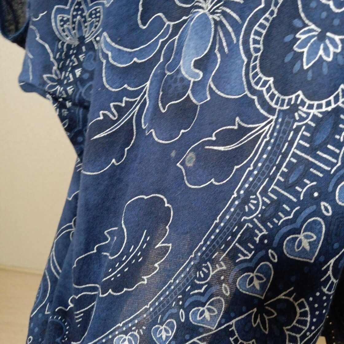ぬ21美品 レオナールファッション ポンチョ チュニック 40 花柄 