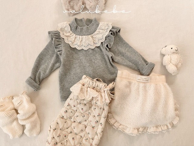 [予約][送料無料]《valubebe》Coco shirring wing tee (baby) 37