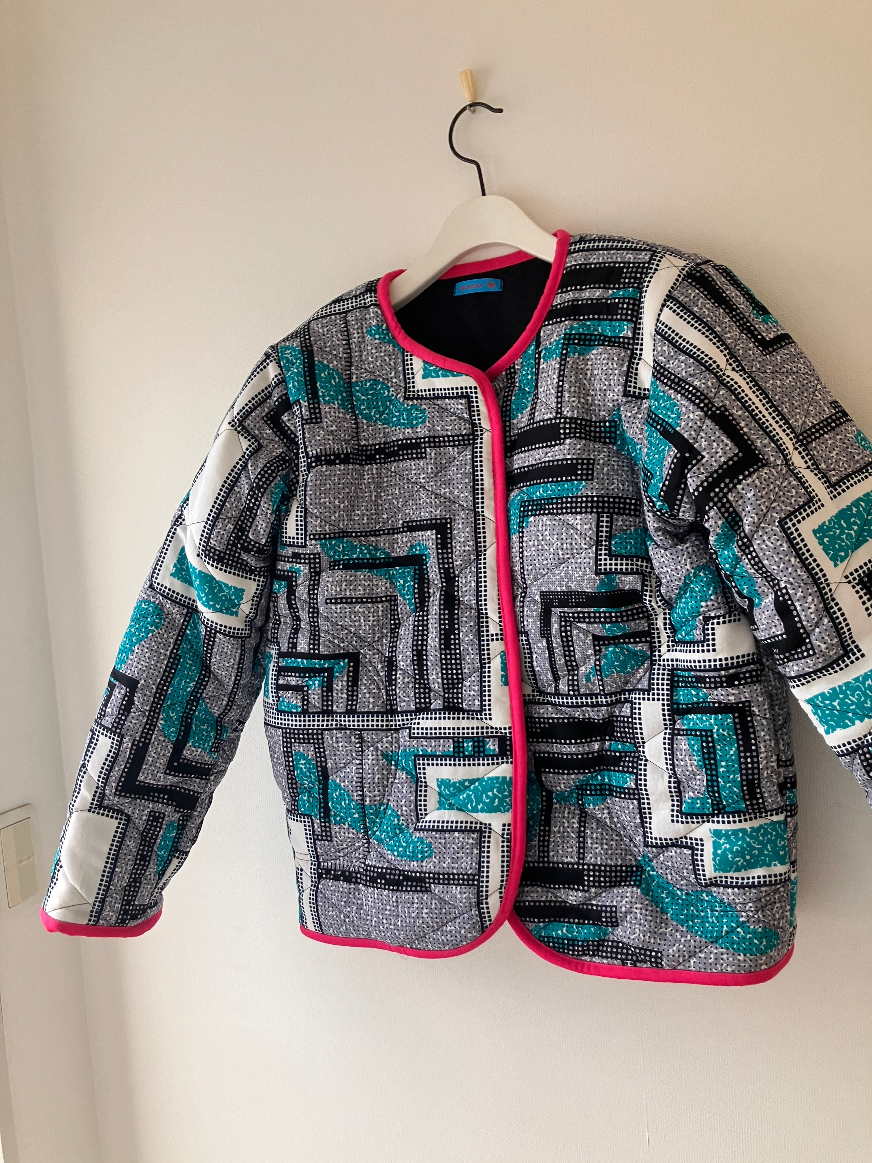 キルティングジャケット=gray=