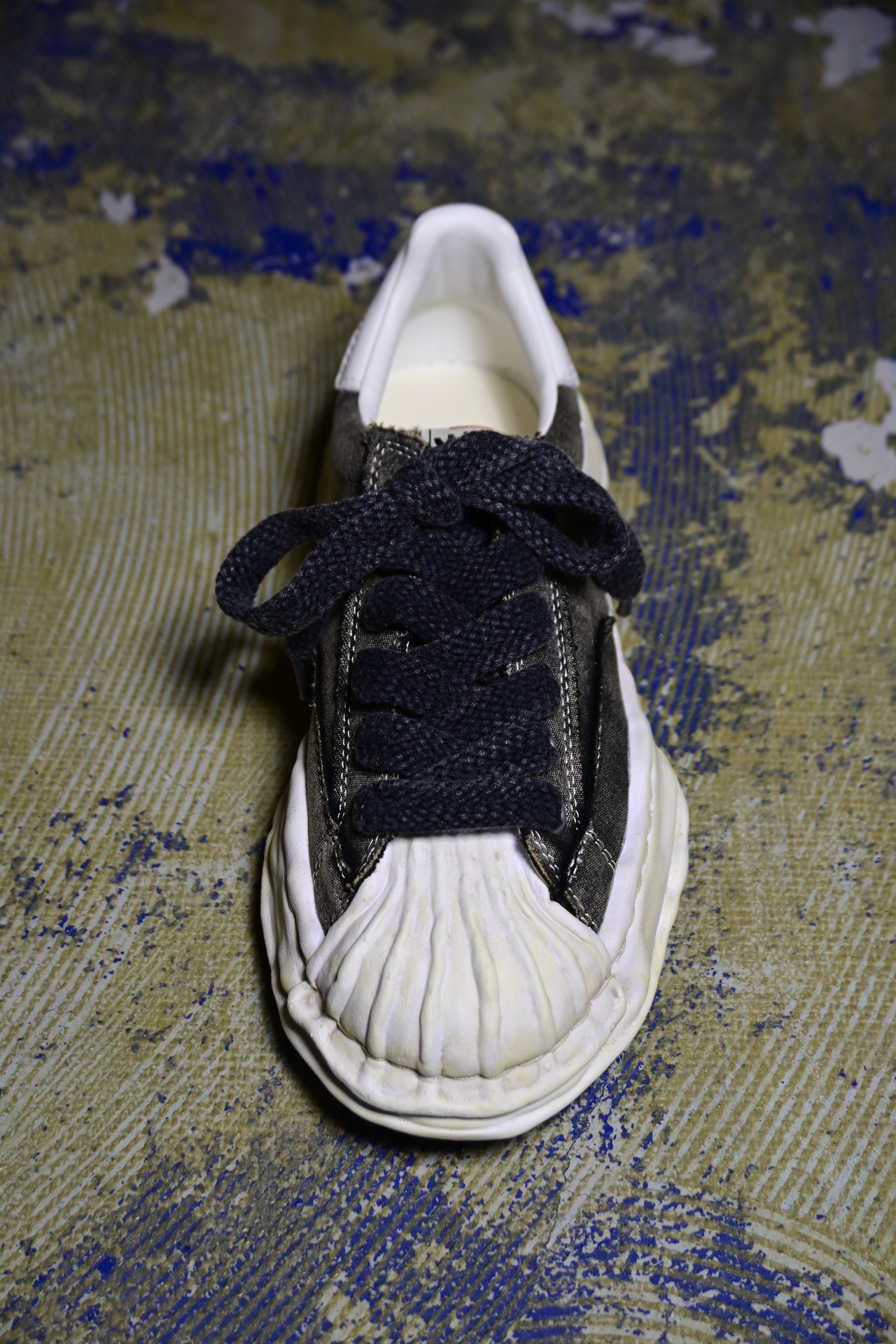 【26AW】MAISON MIHARA YASUHIRO ミハラヤスヒロ /  BLAKEY BLEACHED CANVAS LOW-TOP SNEAKERS / ローカットスニーカー /  A17FW731 - 4