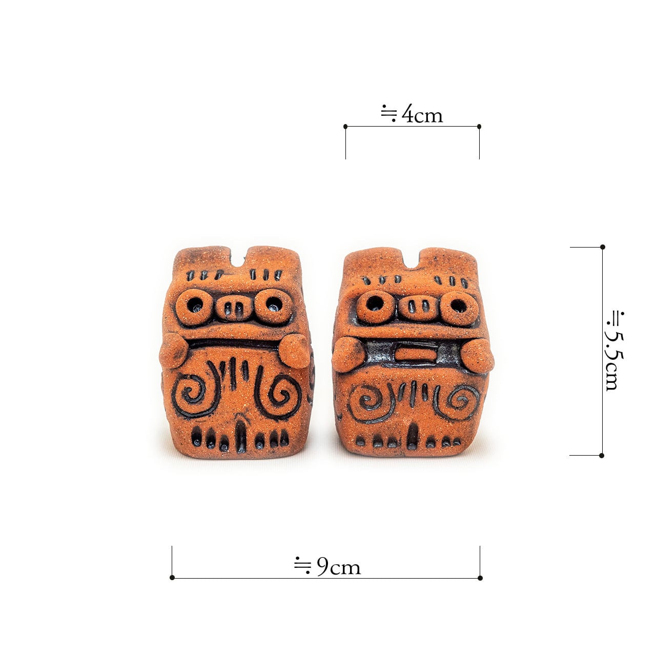 ろいこじちゃ様 リクエスト 4点 まとめ商品　やちむん 陶工房みちこのみ】しし丸さん 赤土 [やちむん] | 【琉球ガラス】と