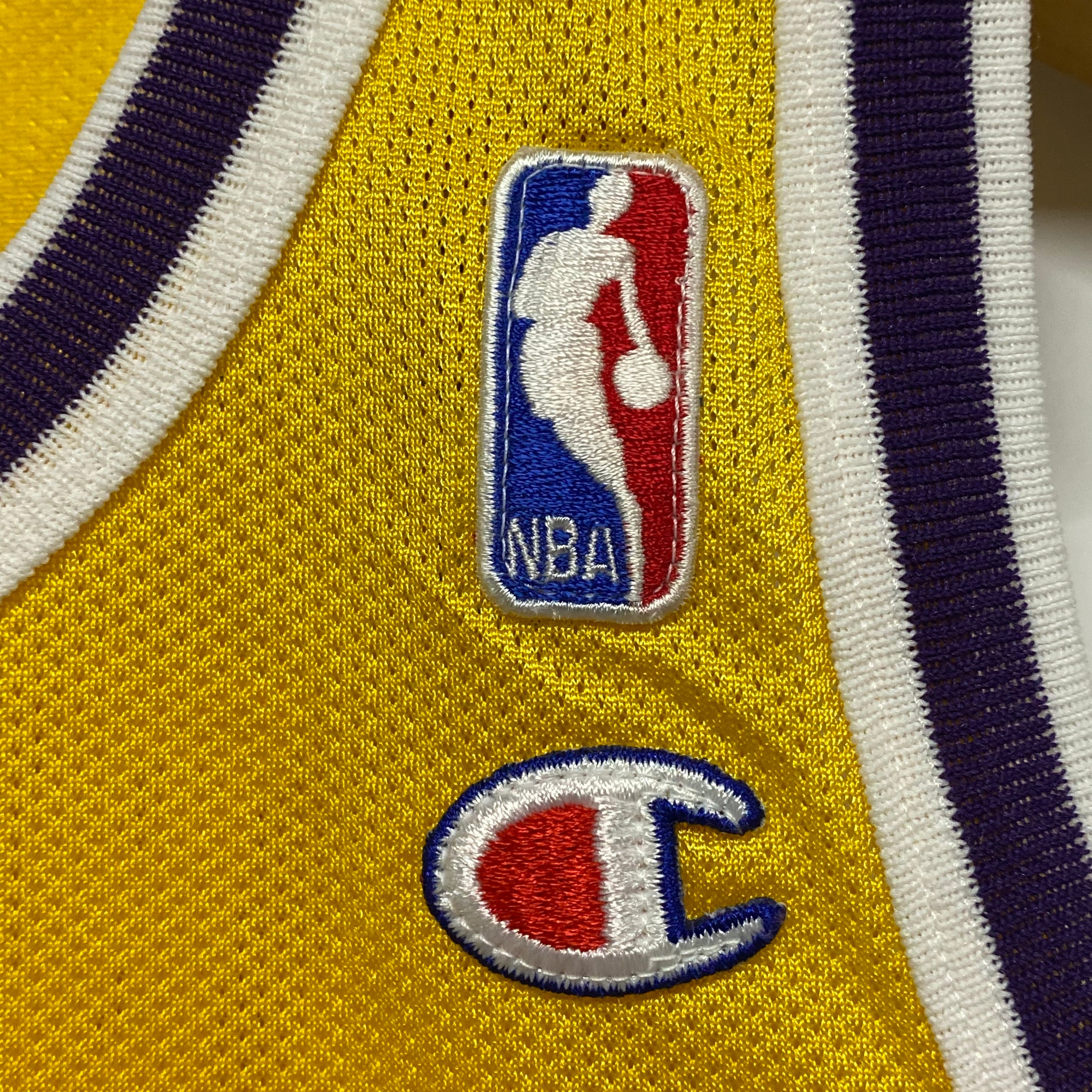 90年代 ヴィンテージ Champion チャンピオン NBA Champion NBA LOS ANGELES LAKERS ロサンゼルスレイカーズ  KOBE BRYANT コービーブライアント ゲームシャツ レプリカユニフォーム 古着【ゲームシャツ】 | cave 古着屋【公式】古着通販サイト