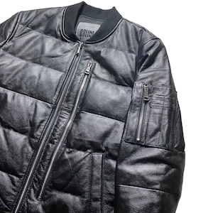 BOLINI leather down jacket