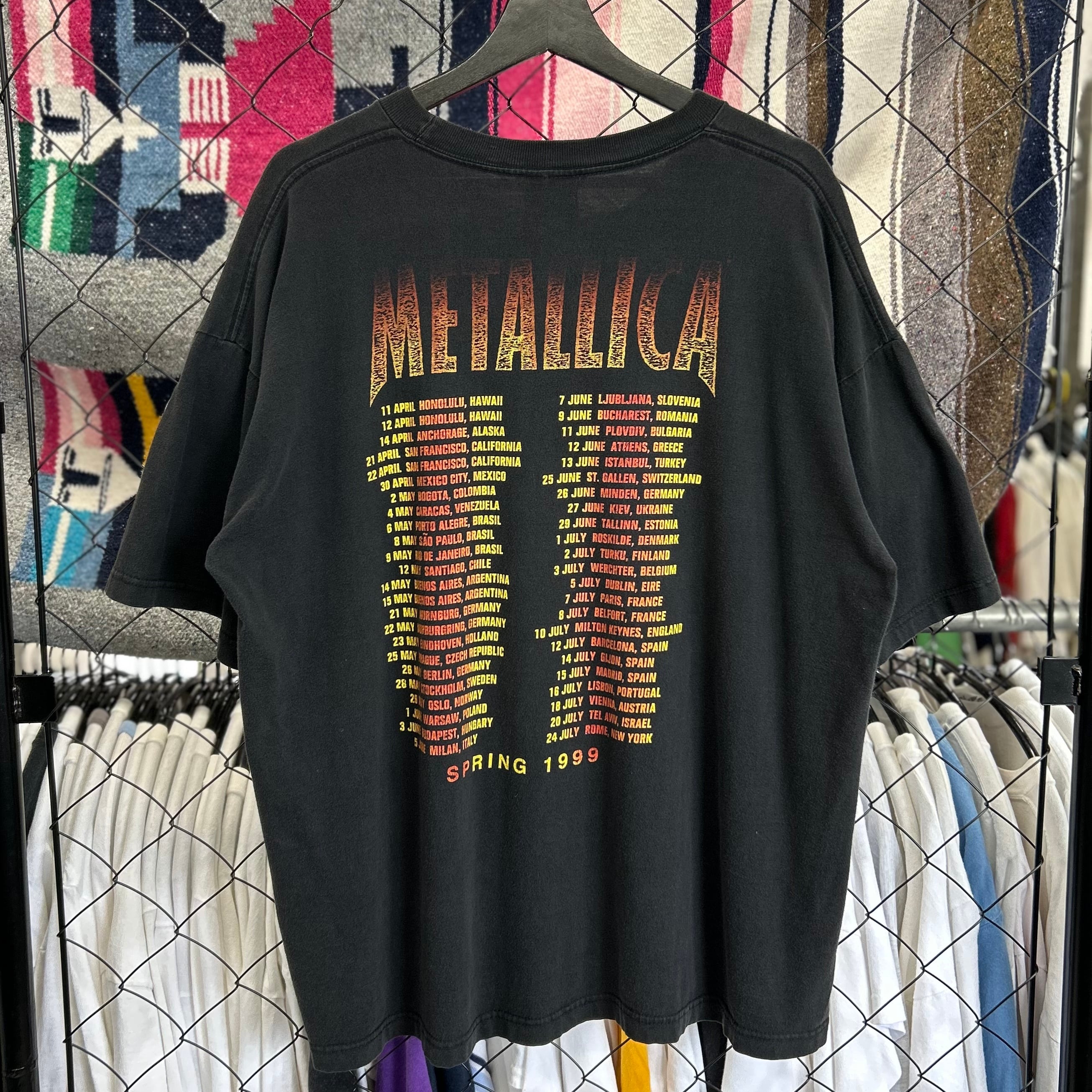 METALLICA メタリカ 90s 肩幅58身幅65袖丈21着丈75