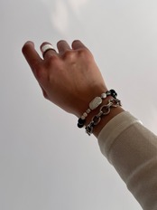 《2color》Round Chain Bracelet［SSB035］