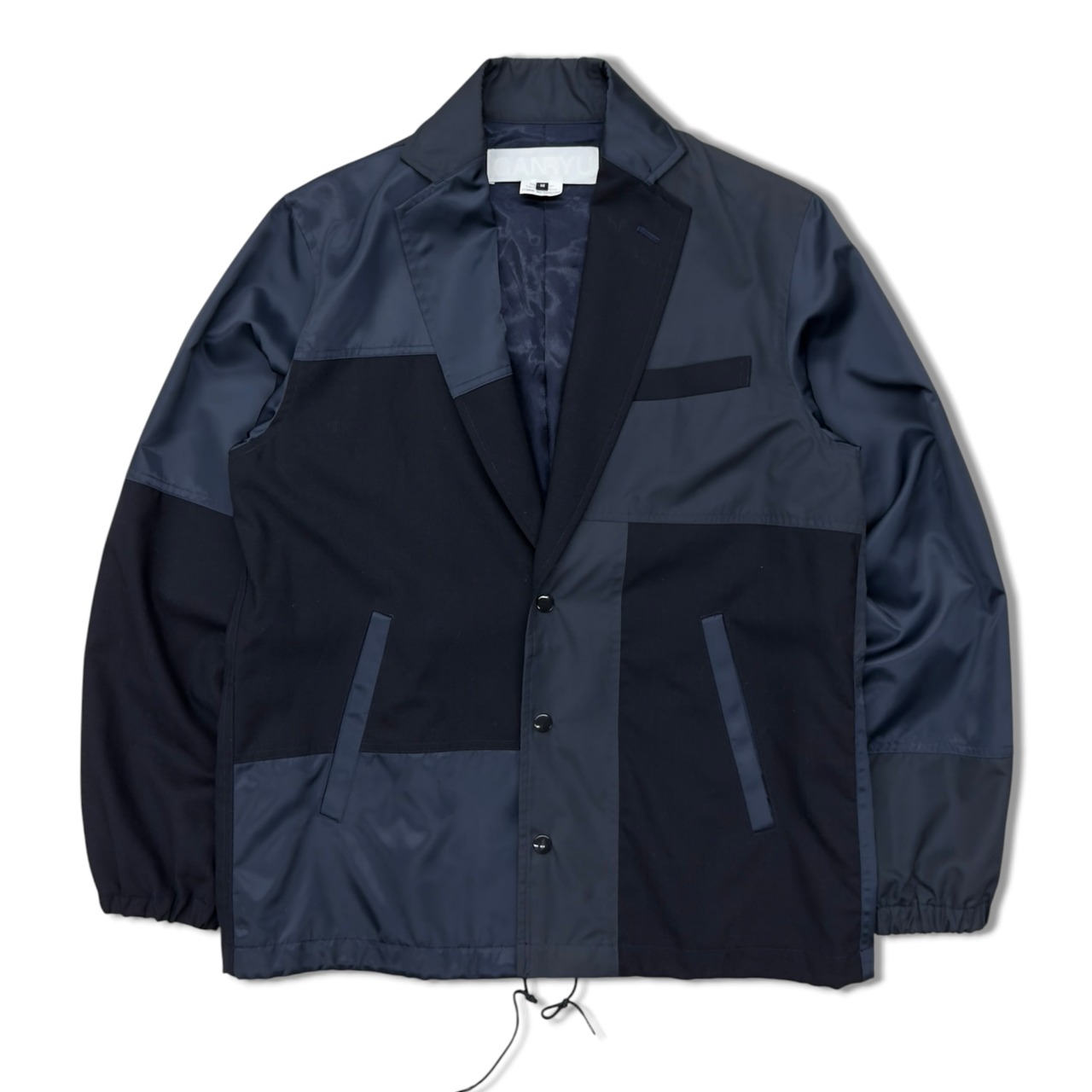 【GANRYU】テーラードジャケット　コーチジャケット　パッチワーク　Comme des Garçons コムデギャルソン　ガンリュウ　