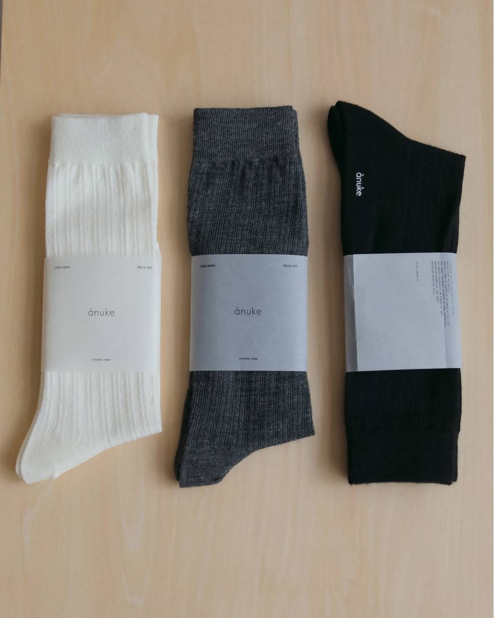 anuke 】Wool Rib Socks | valance 福井｜レディース セレクトショップ