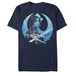 スター・ウォーズ Tシャツ Star Wars Rogue One Jyn Erso Rebel Crest Navy Blue