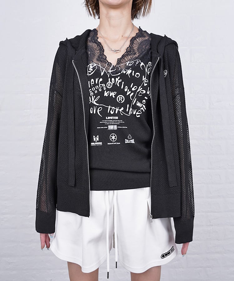 COOLA クーラ レースデザインジップアップジャケット スカート OUTER | COOLA | クーラ
