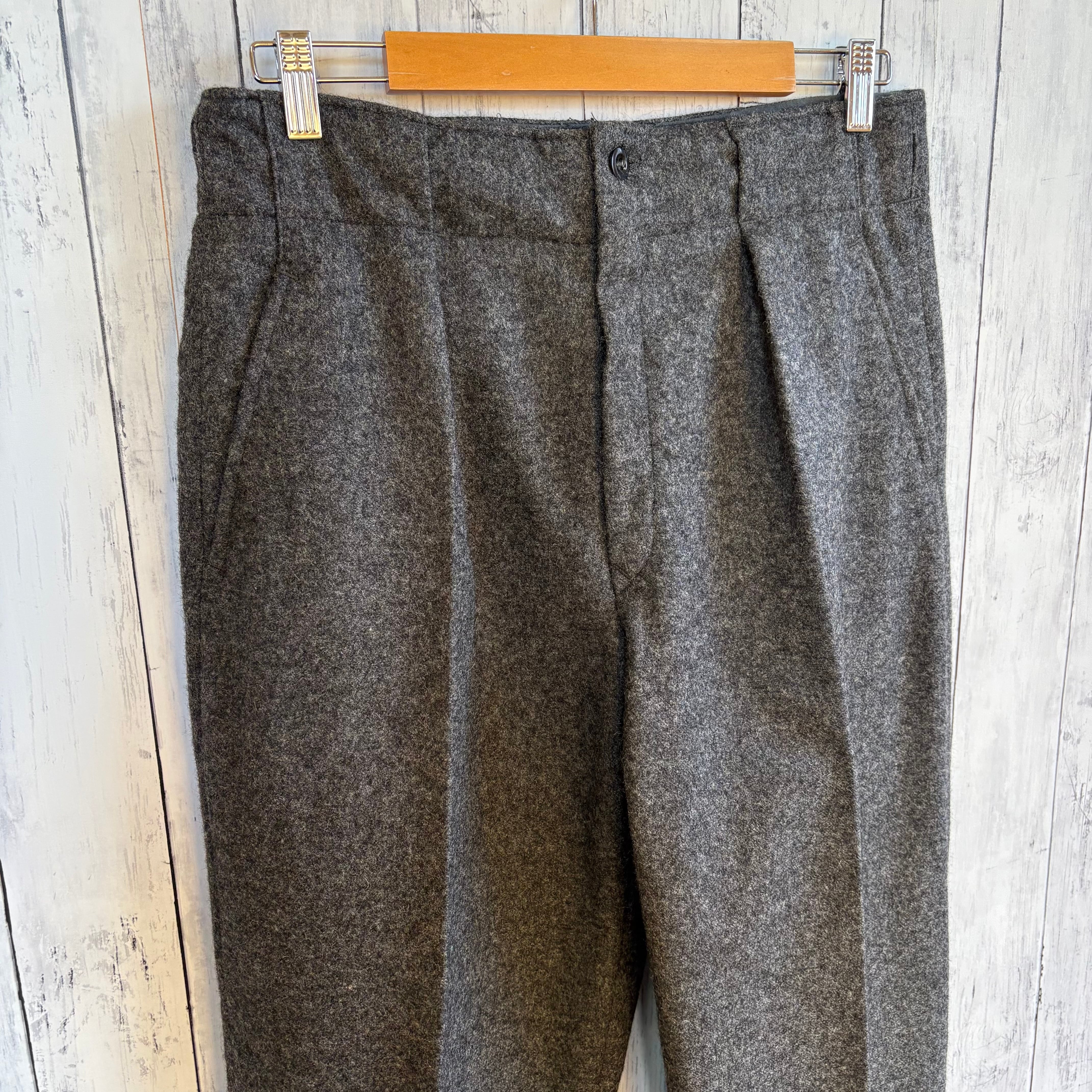 60s ヴィンテージ デンマーク軍 ウールパンツ ミリタリーパンツ