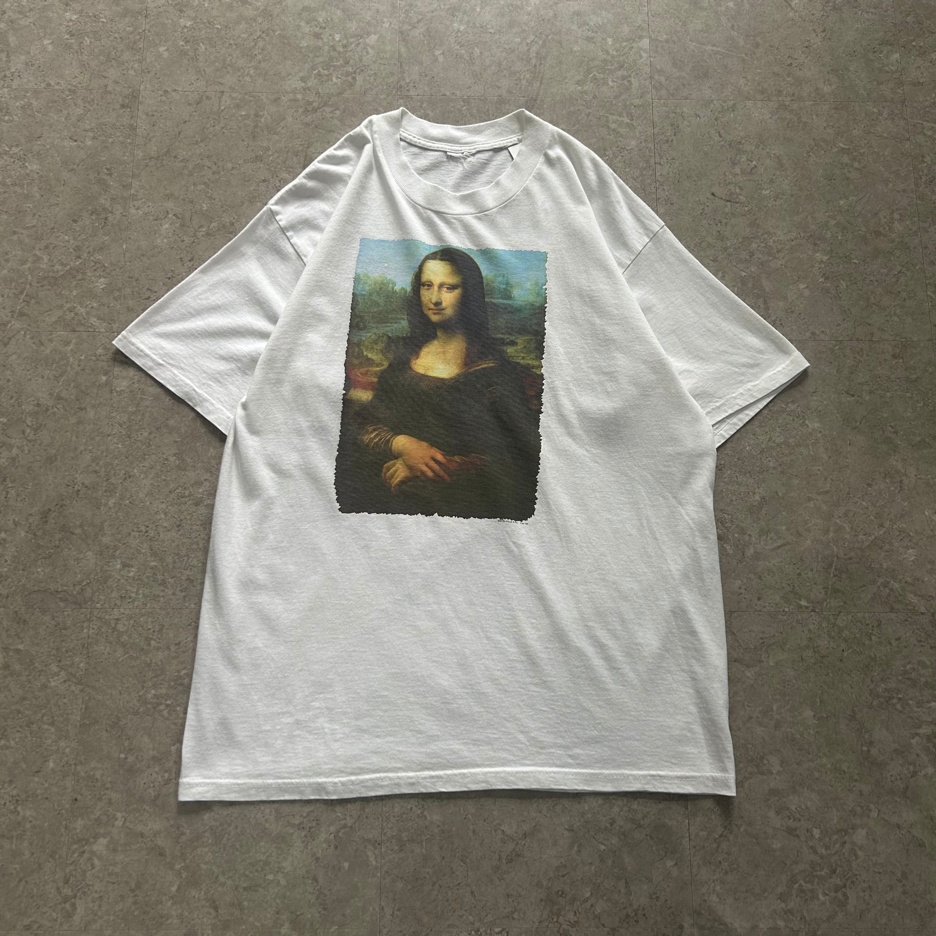 〜00s Virginia's FRAME SHOP AND ART GALLERY "Monna Lisa" T-shirt【仙台店】