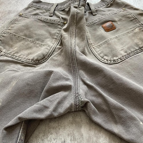 グレー ダブルニー Carhartt B136 GVL 32×32 詳細写真17