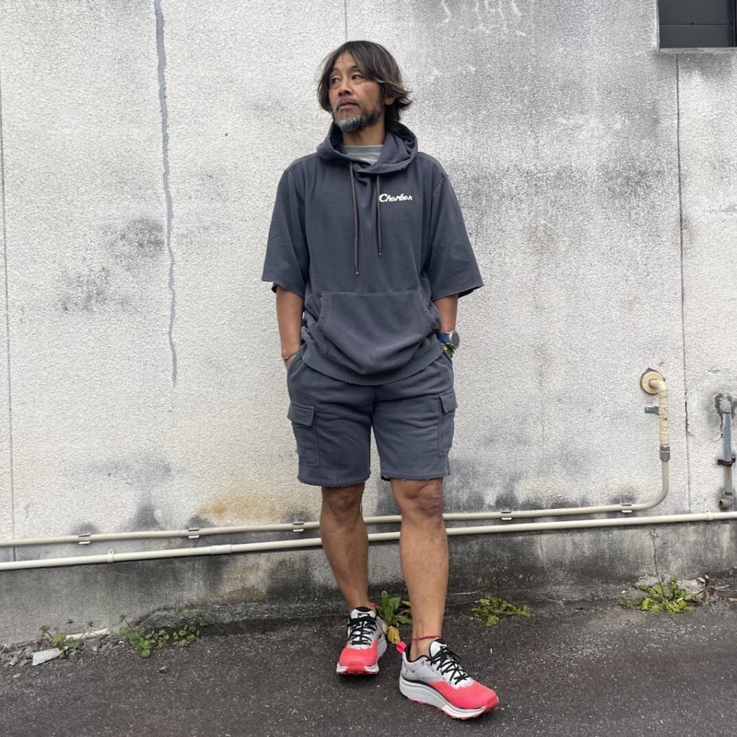 charbon / PIGMENT DYE DRY セットPARKA charbon / PIGMENT DYE DRY SEWAT PARKA | 道がまっすぐ