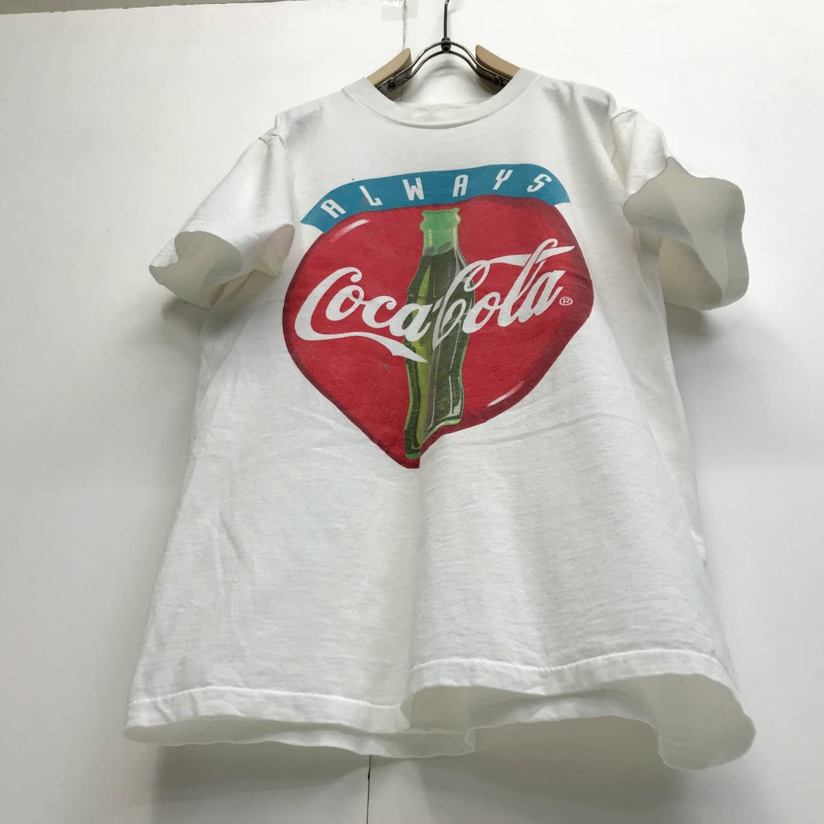 80s USA製 ビンテージ ■ コカコーラ プリント 半袖 Tシャツ ( XL