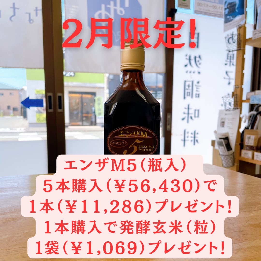 エンザM5(瓶入) 500ml 植物性発酵低分子エキス