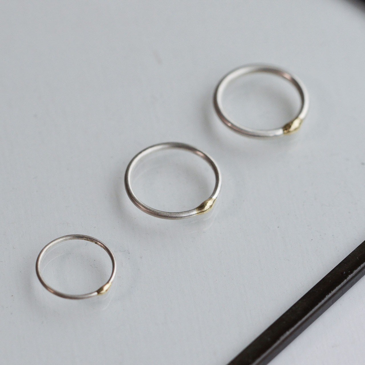 tsunagu　2.0mm 　(SV/K18)　Ring