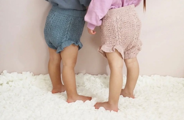【取寄】ニットフリルパンツ