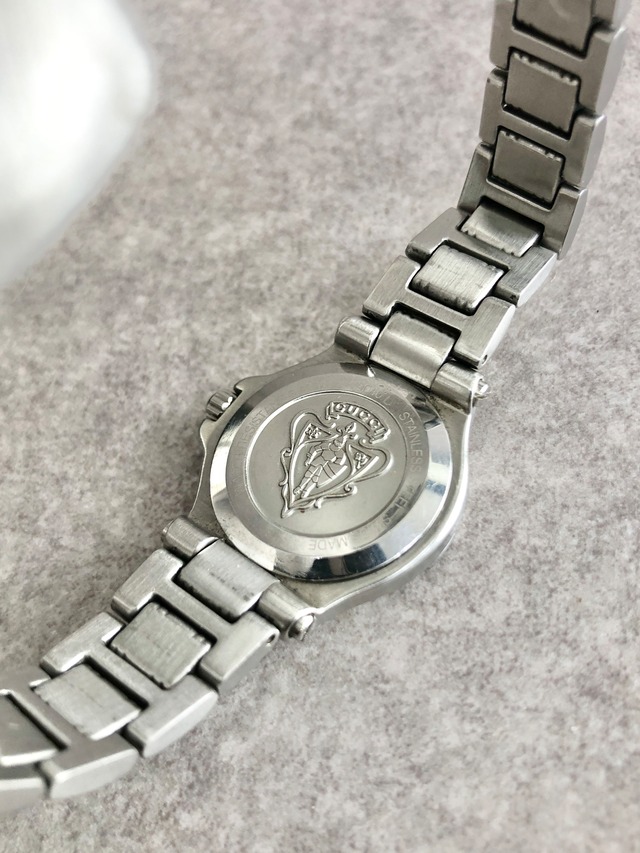 GUCCI グッチ 腕時計 シルバー GG ステンレススチール 9040L vintage ヴィンテージ オールド 8xaiw7