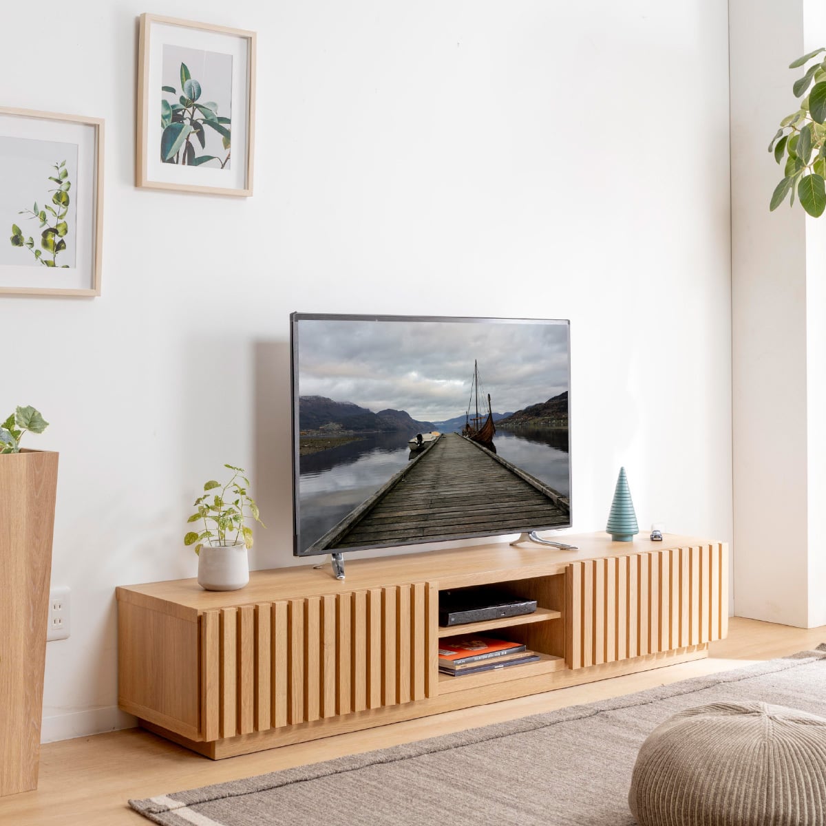 超美品】高級☆180cm幅ローボード☆テレビ台☆リビング収納家具☆ 