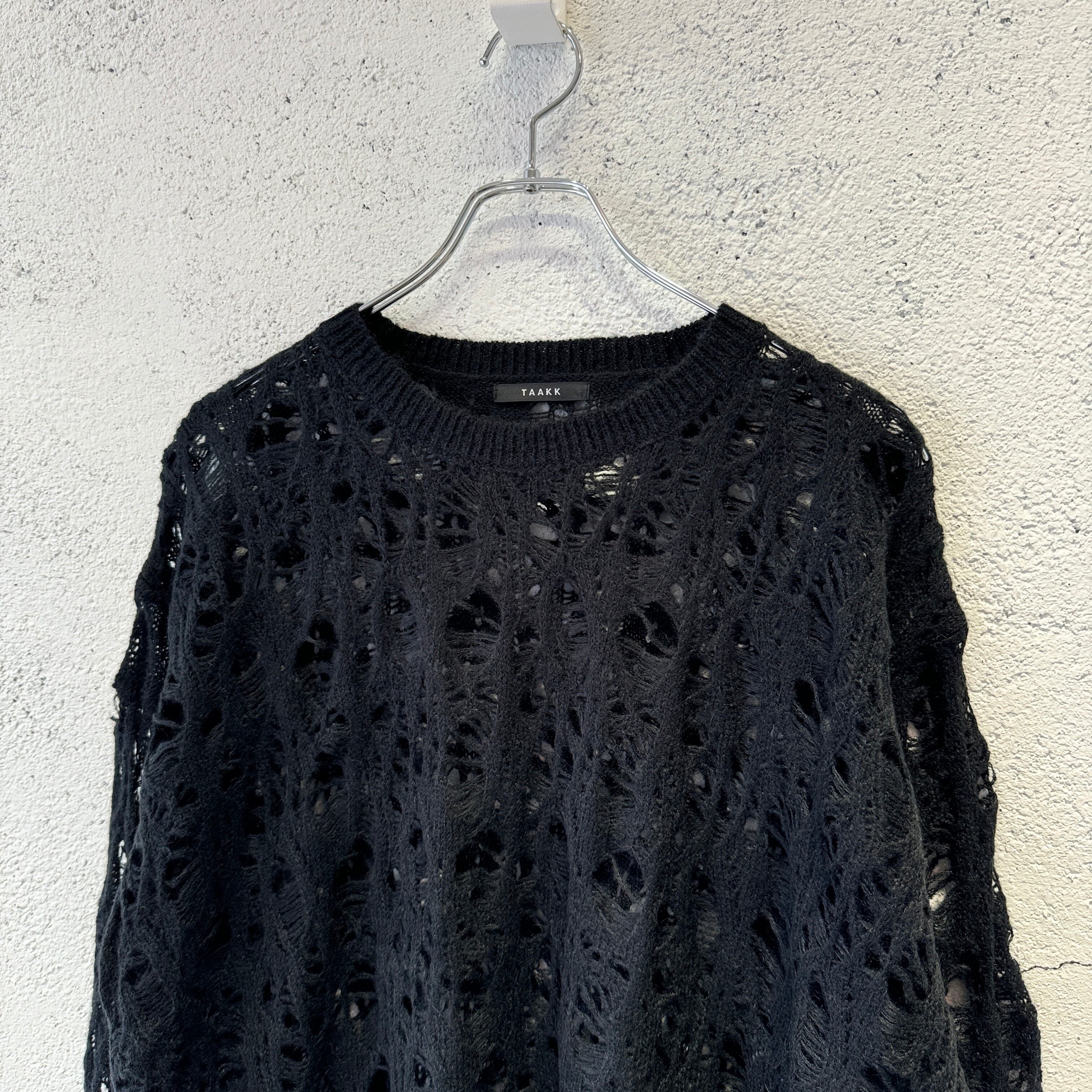 TAAKK / MOHAIR KNIT / BLACK | ふぁいん