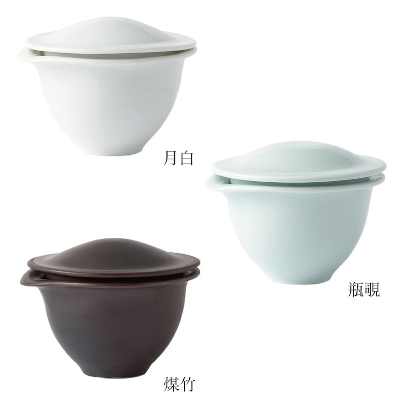 茶達 4人用 月白（白磁）げっぱく | yamatsu