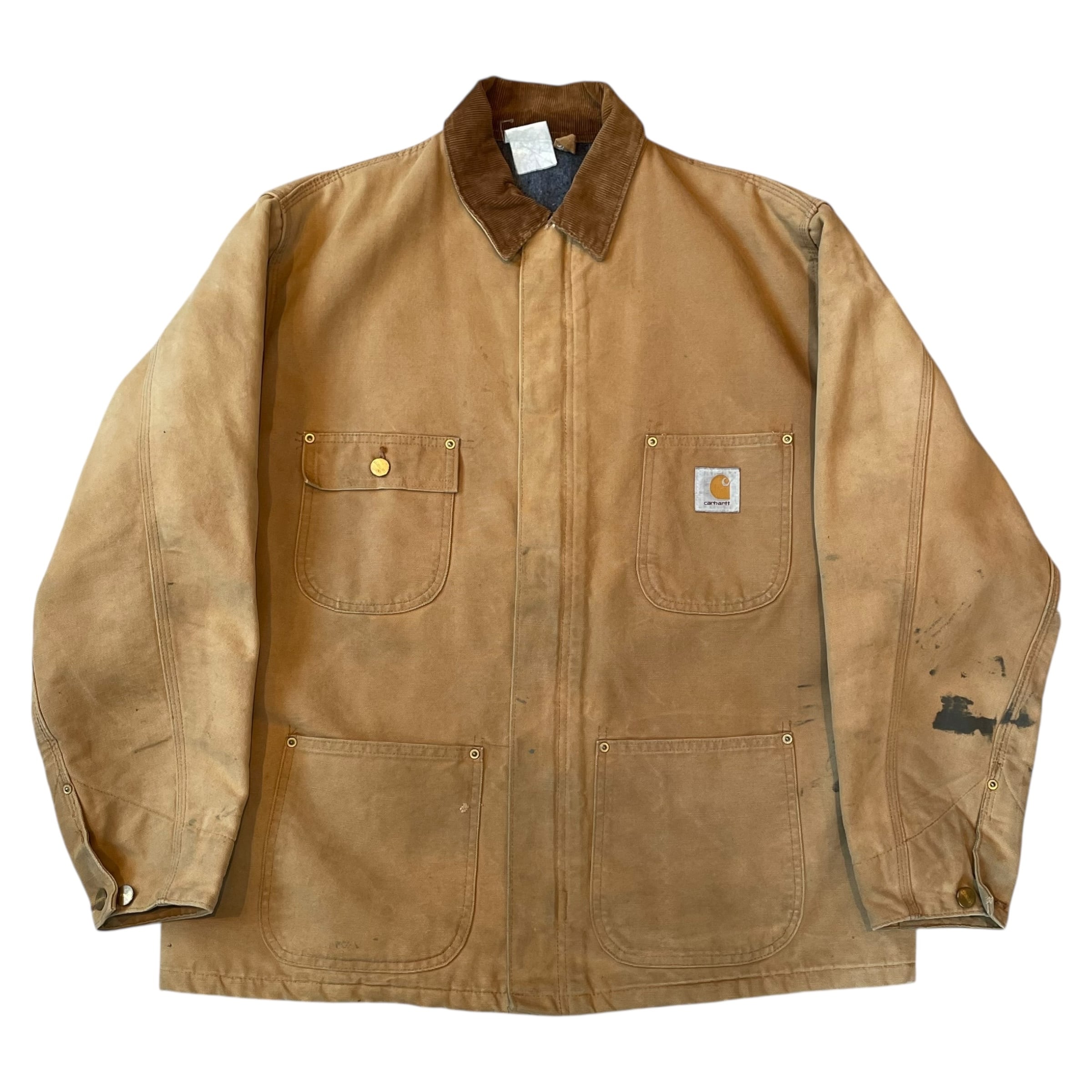 ~90s Carhartt zip up chore coat