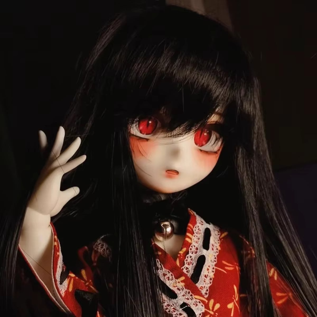 カスタムメイク 1/4 頭部 BJDドールヘッド リアルメイク 頭囲17cm樹脂