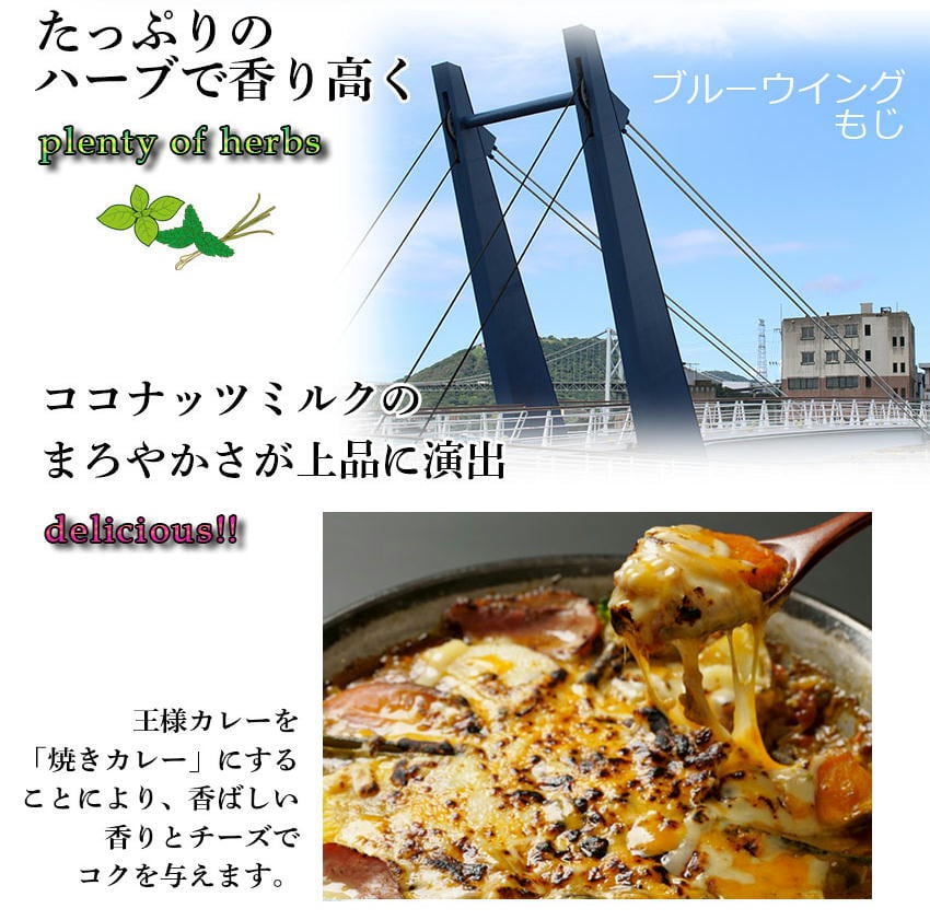 12/31まで限定】☆ぐるり九州焼きカレーセット(4食入)☆今だけ特別販売！100セット限定☆4980円　世界にひとつだけの焼きカレー☆プリンセスピピ門司港　ＢＡＳＥネット通販店