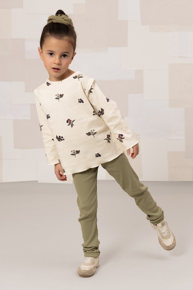 TSHIRT LALA ECRU BALACKBERRIES -12.18.24M [STUDIO BOHEME]