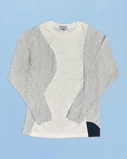 -2025005CT-/Denim Remake Long Sleeve T-shirt