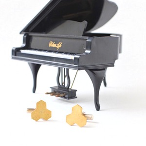 ヴィンテージスタインウェイピアノのパーツを使ったカフリンクス S-013  Vintage steinway and sons piano capstan cuff links